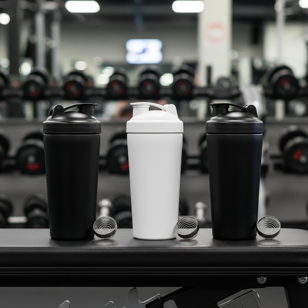 MAGLOCK GEAR PROTEIN SHAKER BOTTLE - MATTE BLACK - Maglock Gear