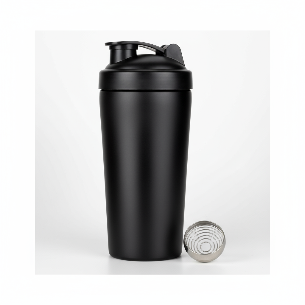 MAGLOCK GEAR PROTEIN SHAKER BOTTLE - MATTE BLACK - Maglock Gear