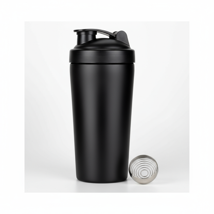 MAGLOCK GEAR PROTEIN SHAKER BOTTLE - MATTE BLACK - Maglock Gear