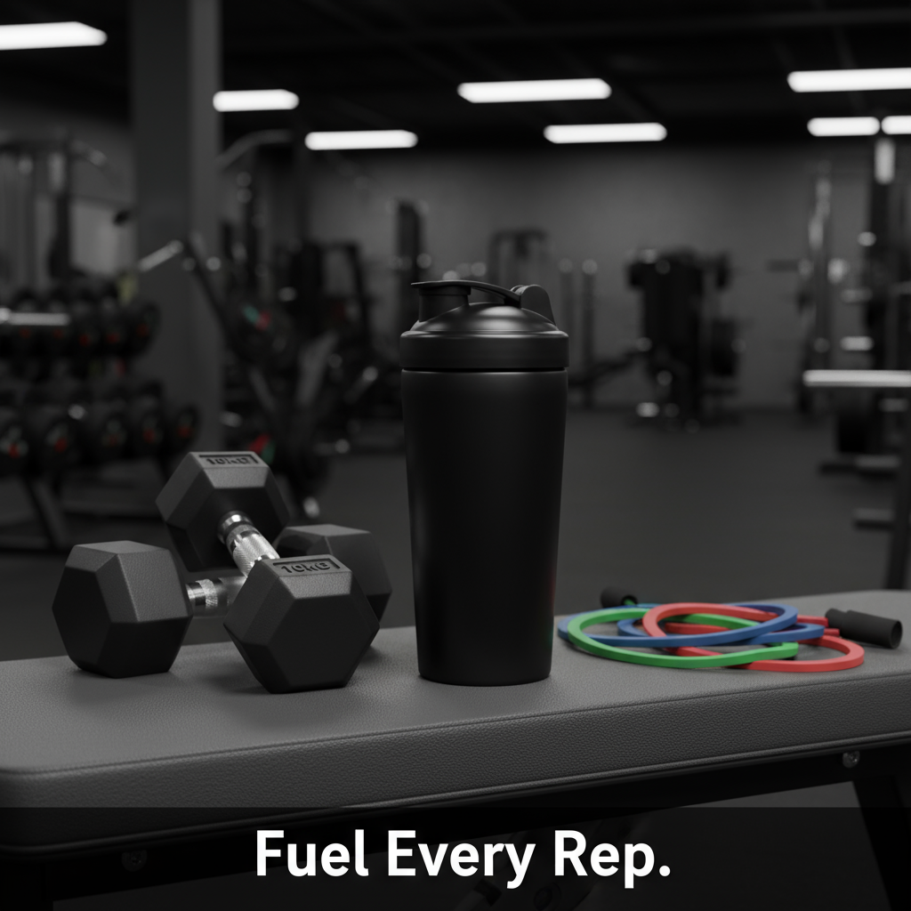 MAGLOCK GEAR PROTEIN SHAKER BOTTLE - MATTE BLACK - Maglock Gear